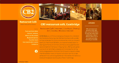 Desktop Screenshot of cb2bistro.com
